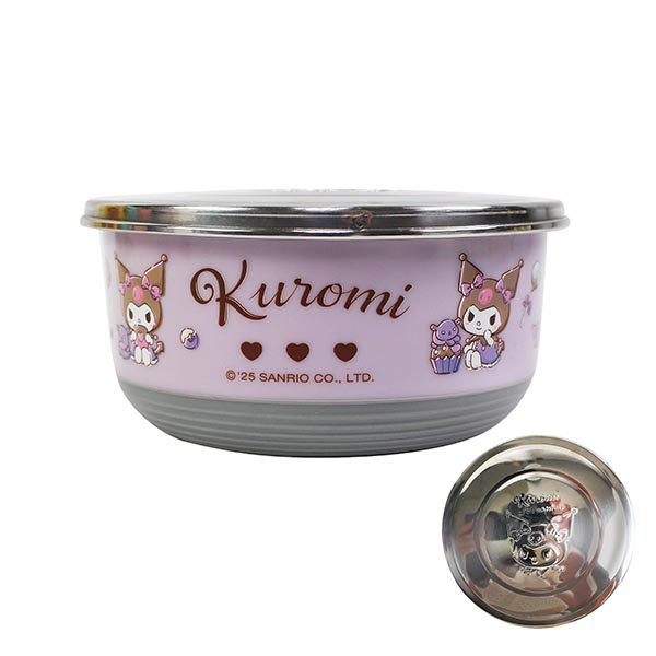 酷洛米 立體不鏽鋼餐碗-小