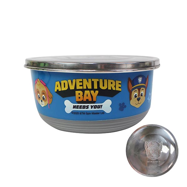 汪汪隊立大功 立體不鏽鋼餐碗-小