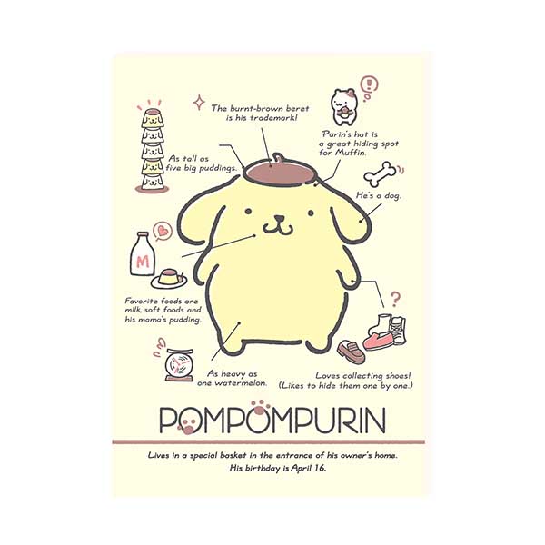 布丁狗 50開車縫筆記本