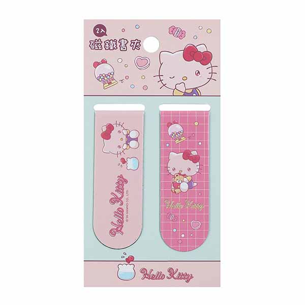 Hello Kitty 2入磁鐵書夾