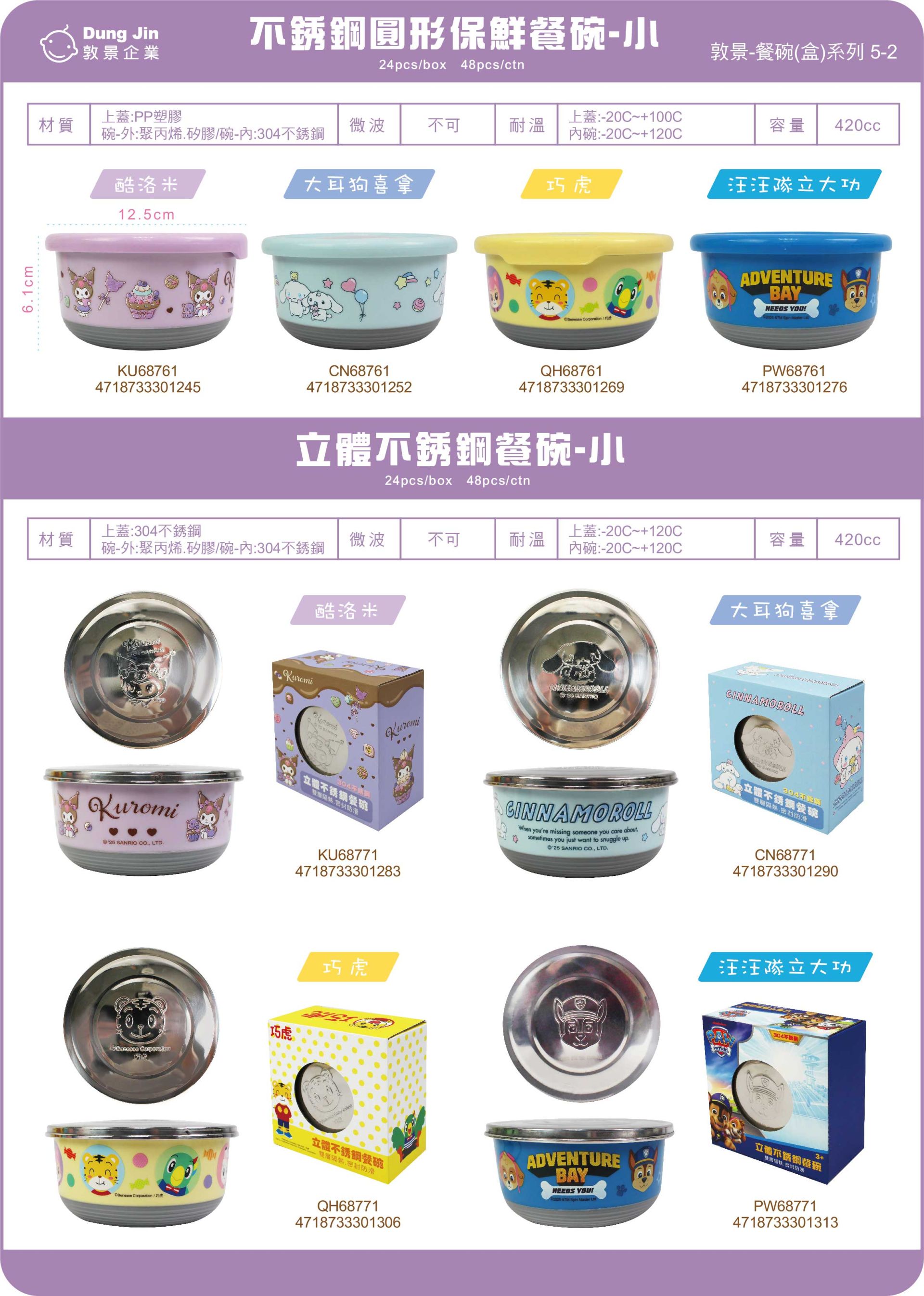 敦景 餐碗(盒)類目錄115Q2-2